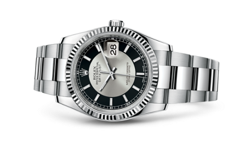 Rolex 116234-0152 : Datejust 36 Stainless Steel Fluted / Oyster / Bullseye