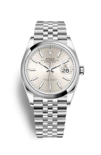 Rolex 126200-0001 : Datejust 36 Stainless Steel / Domed / Silver / Jubilee