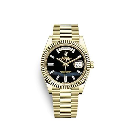 Rolex 228238-0059 : Day-Date 40 Yellow Gold / Onyx