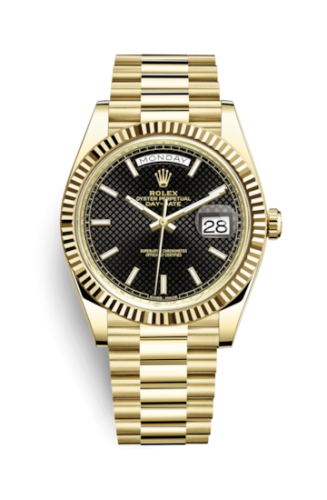 Rolex 228238-0007 : Day-Date 40 Yellow Gold / Black