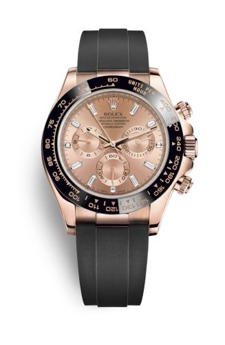 Rolex 116515LN-0021 : Cosmograph Daytona Everose / Cerachrom /  Pink Baguette / Oysterflex