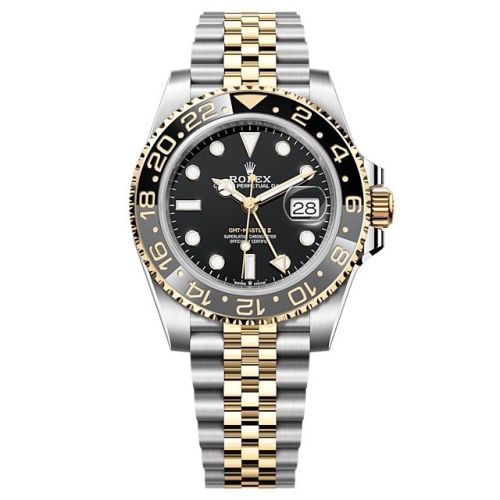 Rolex 126713GRNR-0001 : GMT-Master II Stainless Steel - Yellow Gold / GRNR / Jubilee