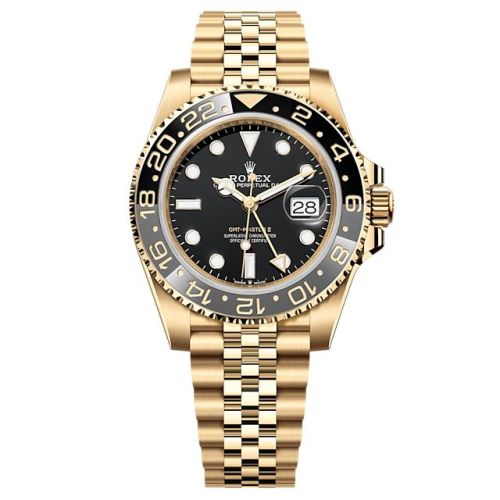 Rolex 126718GRNR-0001 : GMT-Master II Yellow Gold / GRNR / Jubilee