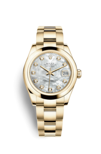 Rolex 178248-0014 : Datejust 31 Yellow Gold Domed / Oyster / MOP