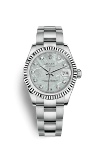 Rolex 178274-0059 : Datejust 31 Stainless Steel Fluted / Oyster / Meteorite