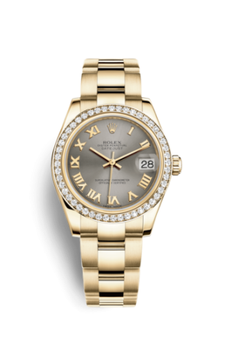 Rolex 178288-0085 : Datejust 31 Yellow Gold Diamond / Oyster / Steel Roman