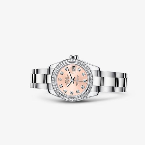 Rolex 179384-0032 : Lady-Datejust 26 Diamond Pink Diamond Oyster