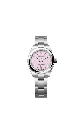 Rolex 276200-0009 : Oyster Perpetual 28 Stainless Steel / Candy Pink