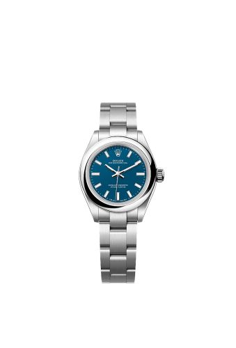 Rolex 276200-0011 : Oyster Perpetual 28 Stainless Steel / Med Blue