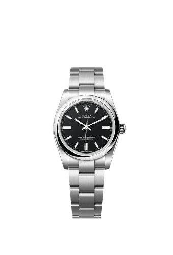 Rolex 124200-0010 : Oyster Perpetual 34 Stainless Steel / Black