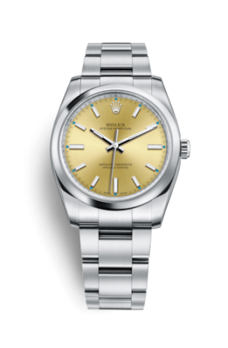 Rolex 114200-0022 : Oyster Perpetual 34 Champagne