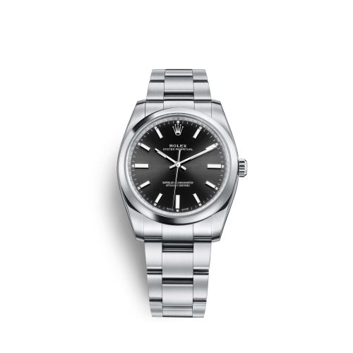 Rolex 114200-0023 : Oyster Perpetual 34 Black » WatchBase
