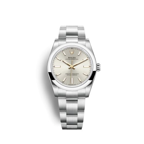 Rolex 124200-0001 : Oyster Perpetual 34 Stainless Steel / Silver