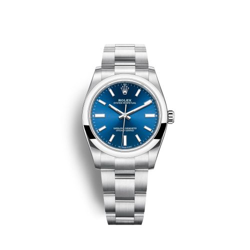 Rolex 124200-0003 : Oyster Perpetual 34 Stainless Steel / Blue