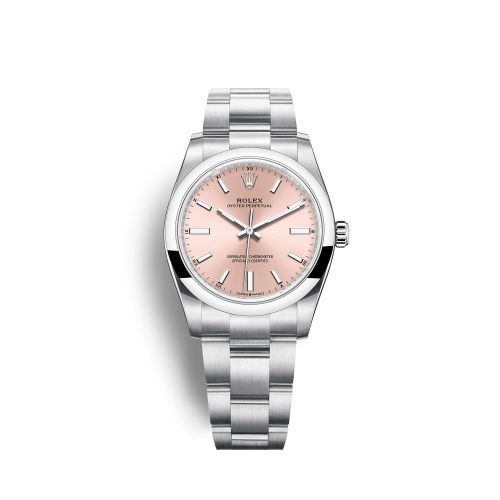 Rolex 124200-0004 : Oyster Perpetual 34 Stainless Steel / Pink