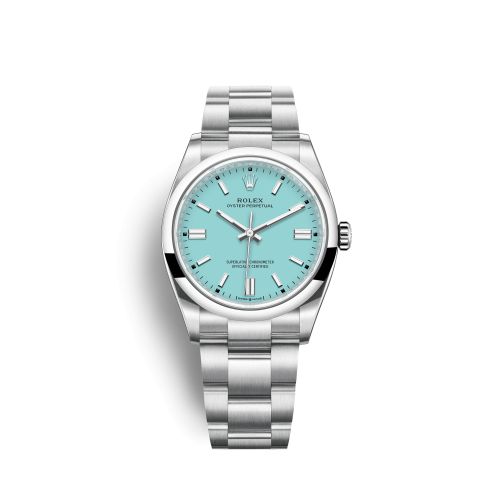 Rolex 126000-0006 : Oyster Perpetual 36 Stainless Steel / Turquoise