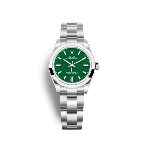 Rolex 277200-0006 : Oyster Perpetual 31 Stainless Steel / Green