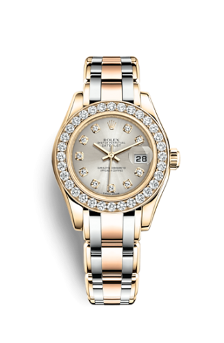 Rolex 80298-0048 : Datejust Pearlmaster 29 Tridor Diamond Silver Diamonds