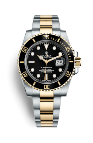 Rolex 116613ln-0001 : Submariner Date Rolesor / Black / Cerachrom