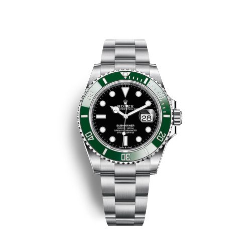Rolex 126610LV-0002 : Submariner Date 41 Stainless Steel / Black / Green Cerachrom