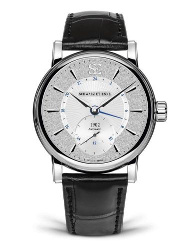 Schwarz Etienne WRO17MA24SS01AA : Roma GMT Stainless Steel / Silver