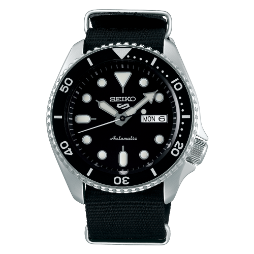 Seiko SRPD55K3 : 5 Sports Sports Style Stainless Steel / Black / NATO