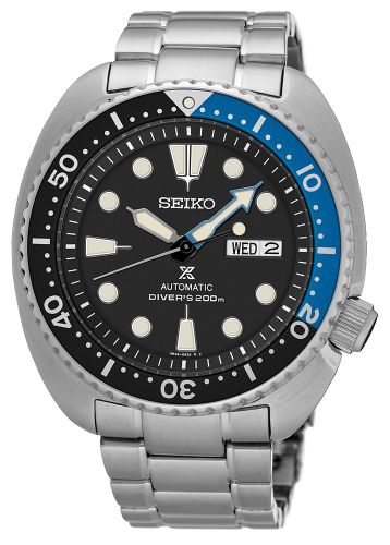 Seiko SRP787  : Prospex Diver Turtle Stainless Steel / Black / Bracelet / Batman