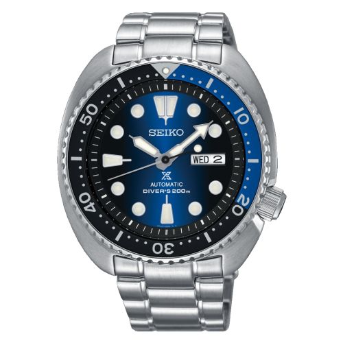 Seiko SRPC25 : Prospex Diver Turtle Stainless Steel / Blue Gradient / Bracelet