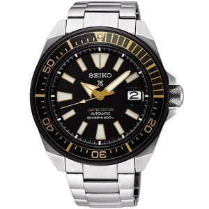 Seiko SRPC43 : Prospex Diver Samurai Stainless Steel / Black / Bracelet / Zimbe