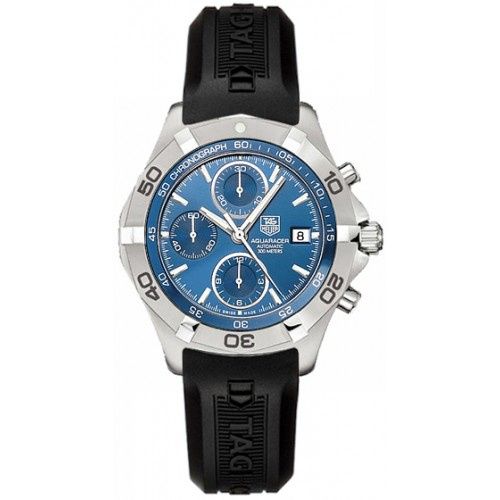 TAG Heuer CAF2112.FT8010 : Aquaracer 300M Calibre 16 41 Stainless Steel / Blue / Rubber