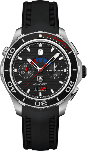 TAG Heuer CAK211B.FT8019 : Aquaracer 500M Calibre 72 43 Stainless Steel / Oracle Team USA / Rubber