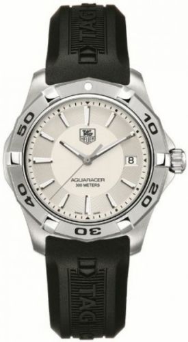 TAG Heuer WAP1111.FT6029 : Aquaracer 300M Quartz 39 Stainless Steel / Silver / Rubber