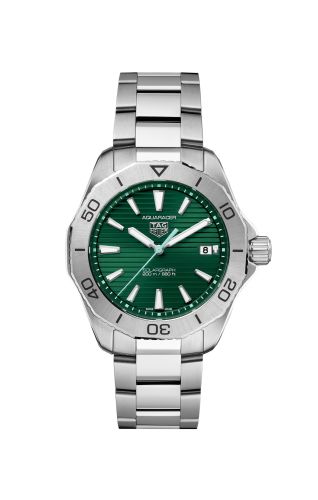 TAG Heuer WBP1115.BA0000 : Aquaracer Professional 200 Solargraph 40 Stainless Steel / Green