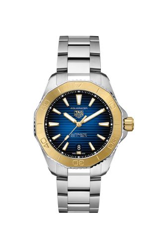 TAG Heuer WBP2150.BA0627 : Aquaracer Professional 200 40 Automatic Stainless Steel - Yellow Gold / Blue / Bracelet
