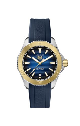 TAG Heuer WBP2150.FT6210 : Aquaracer Professional 200 40 Automatic Stainless Steel - Yellow Gold / Blue / Rubber