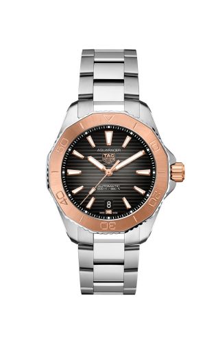 TAG Heuer WBP2151.BA0627 : Aquaracer Professional 200 40 Automatic Stainless Steel - Rose Gold / Black / Bracelet