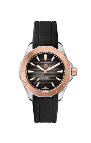 TAG Heuer WBP2151.FT6199 : Aquaracer Professional 200 40 Automatic Stainless Steel - Rose Gold / Black / Rubber