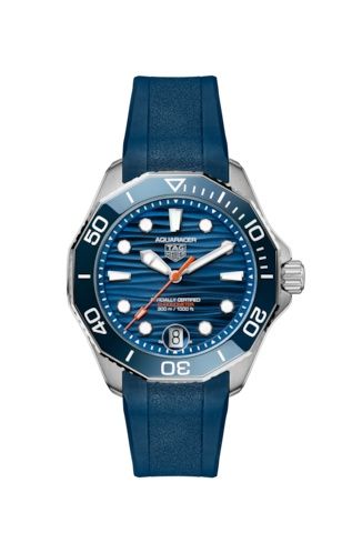 TAG Heuer WBP5111.FT6259 : Aquaracer Professional 300 42 Stainless Steel / Blue / Rubber