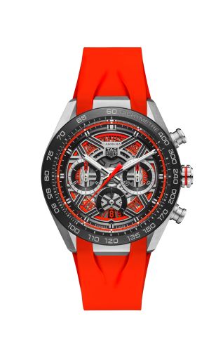 TAG Heuer CBU2082.FT6275 : Carrera Chronograph Extreme Sport Titanium - Ceramic / Orange / Rubber