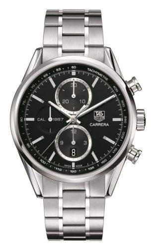 TAG Heuer CAR2110.BA0720 : Carrera Calibre 1887 41 Stainless Steel / Black / Bracelet