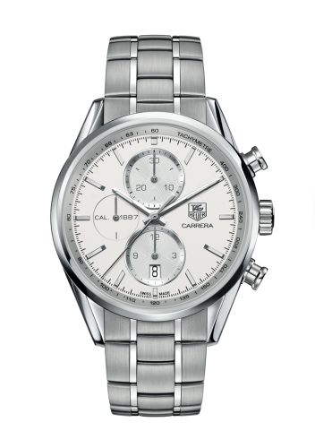 TAG Heuer CAR2111.BA0724 : Carrera Calibre 1887 41 Stainless Steel / Silver / Bracelet