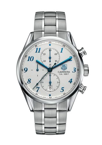 TAG Heuer CAR2114.BA0724 : Carrera Calibre 1887 41 Stainless Steel / Silver - Heritage / Bracelet