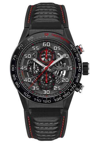 TAG Heuer CAR2A1H.FT6101 : Carrera Calibre Heuer 01 45 Stainless Steel / Skeleton / Calf