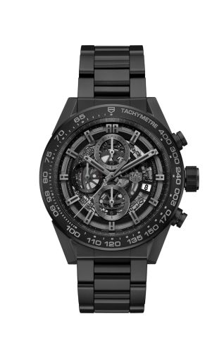 TAG Heuer CAR2A91.BH0742 : Carrera Calibre Heuer 01 45 Ceramic / Skeleton / Bracelet