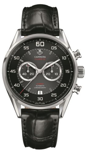 TAG Heuer CAR2B10.FC6235 : Carrera Calibre 36 Flyback Stainless Steel / Grey / Alligator