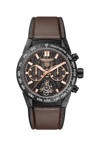 TAG Heuer CAR5A8E.FT6181 : Carrera Calibre Heuer 02T 45 Chronograph Tourbillon Aston Martin