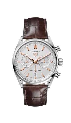 TAG Heuer CBN2013.FC6483 : Carrera Calibre Heuer 02 42 Stainless Steel / Silver / Strap