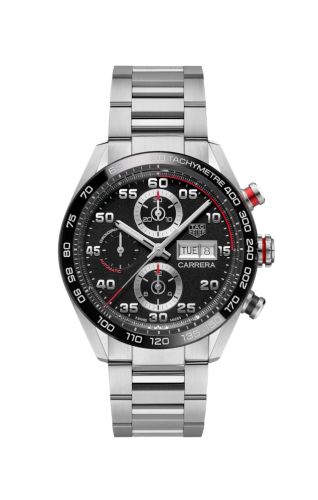 TAG Heuer CBN2A1AA.BA0643 : Carrera Calibre 16 44 Stainless Steel / Black / Bracelet