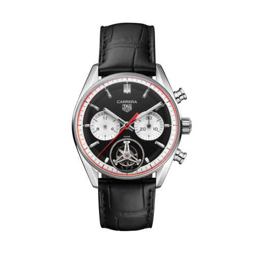 TAG Heuer CBS5016.FC6566 : Carrera Chronograph Tourbillon Glass Box Watches of Switzerland Centenary