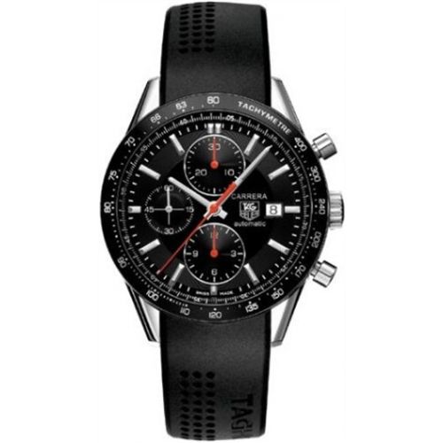 TAG Heuer CV2014.FT6014 : Carrera Calibre 16 41 Stainless Steel / Black / Rubber